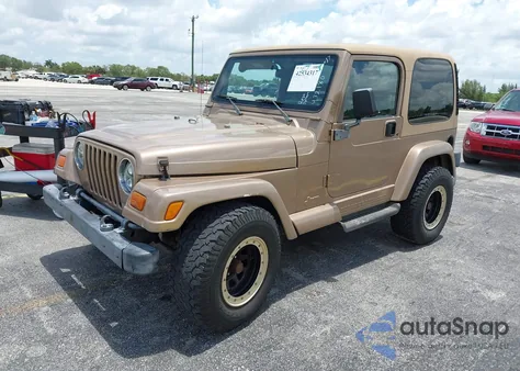 1999 Jeep Wrangler Sahara z USA, uszkodzony, nr VIN 1J4FY49S2XP432180